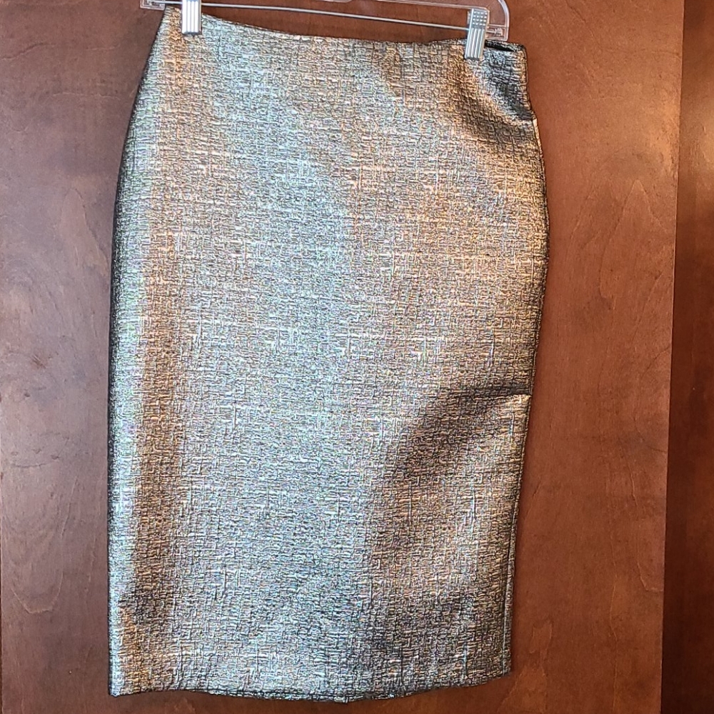 New York and company metallic skirt